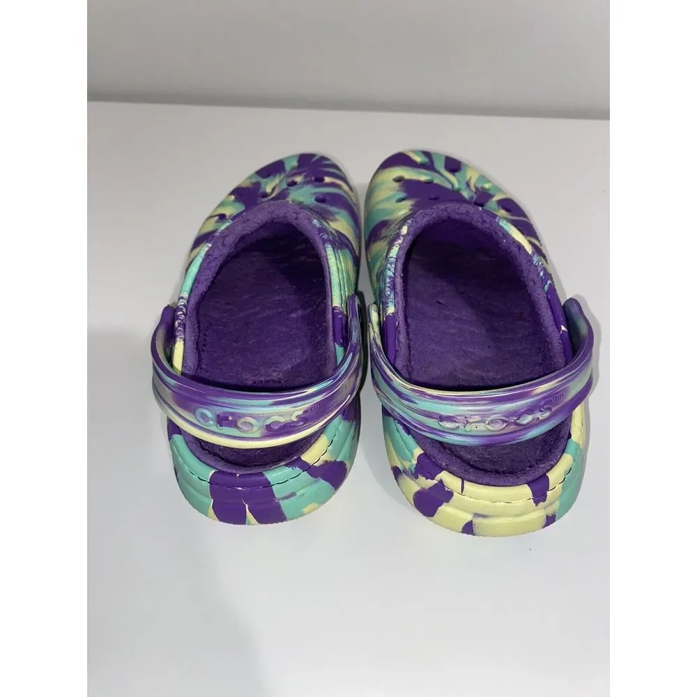 Crocs Unisex-junior Classic Marbled Tie Dye Lined‎ Clog